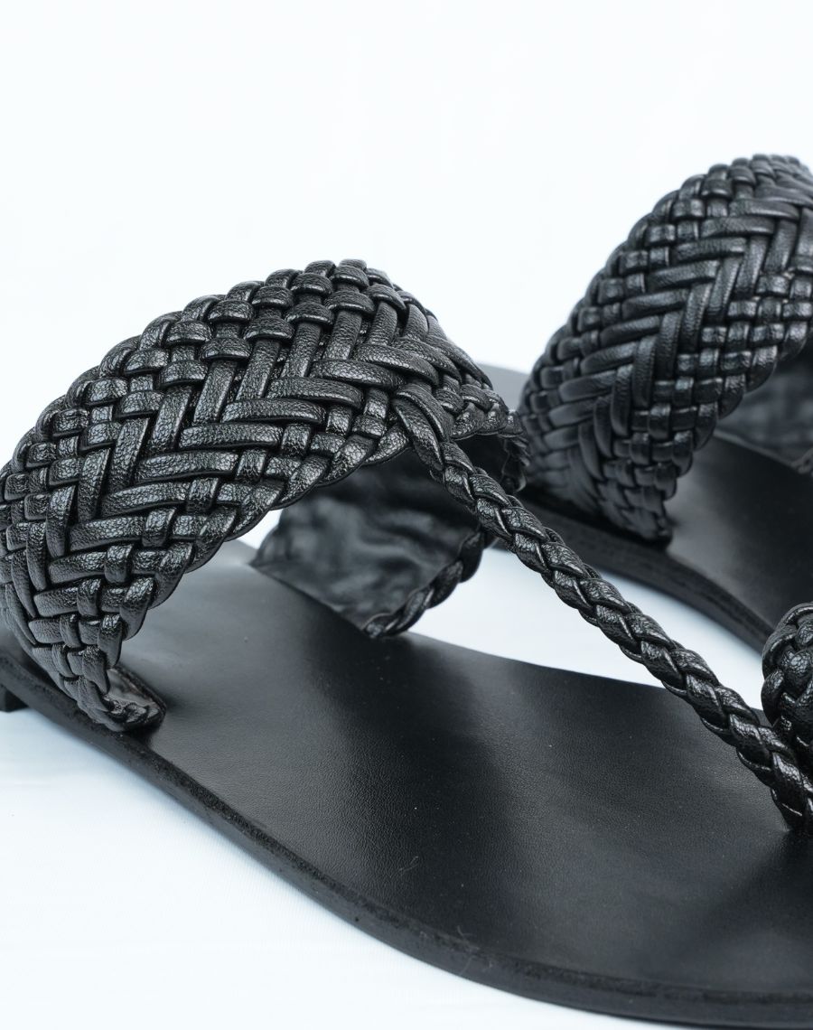 Flat Sandal - Weaving Upper