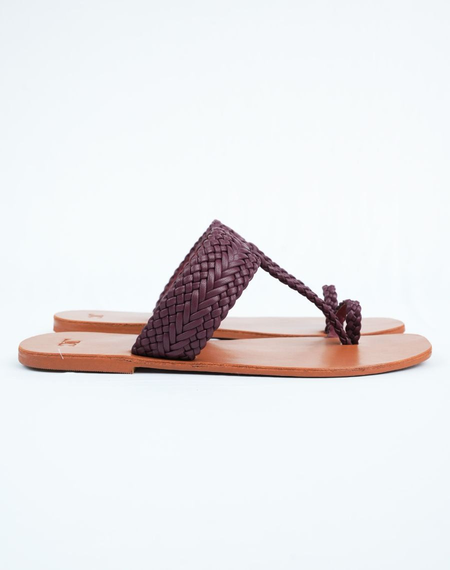 Flat Sandal - Weaving Upper