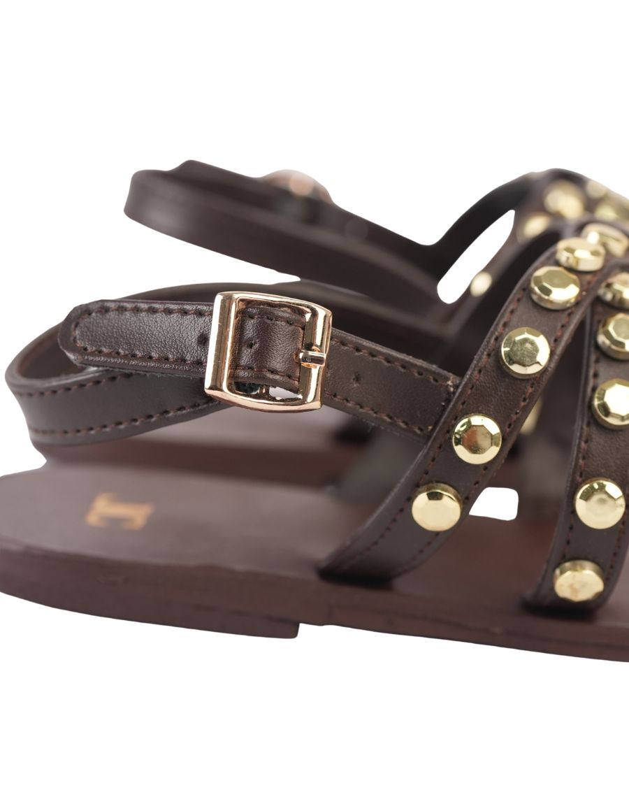 Flat Sandal - Studed