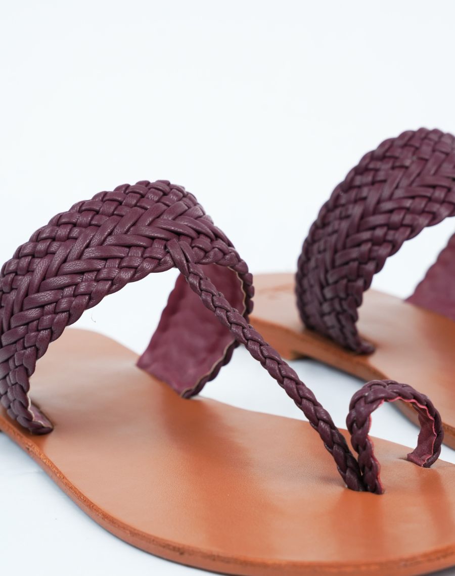 Flat Sandal - Weaving Upper