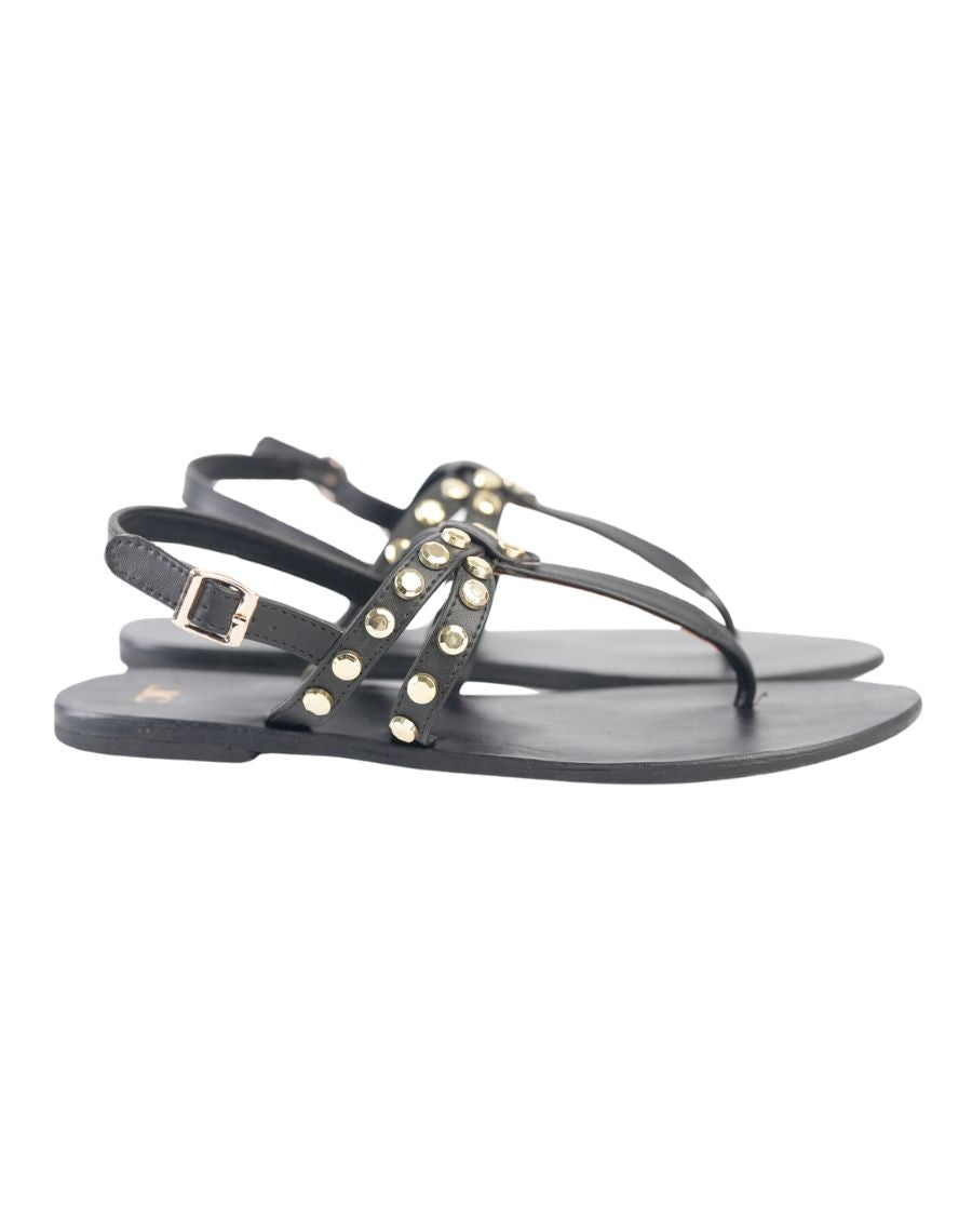 Flat Sandal - Studed