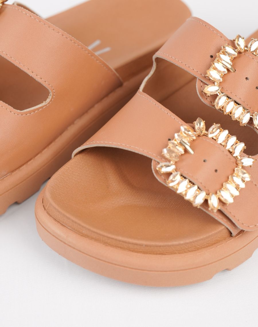 Flatbed Sandal 2 Buckle Upper