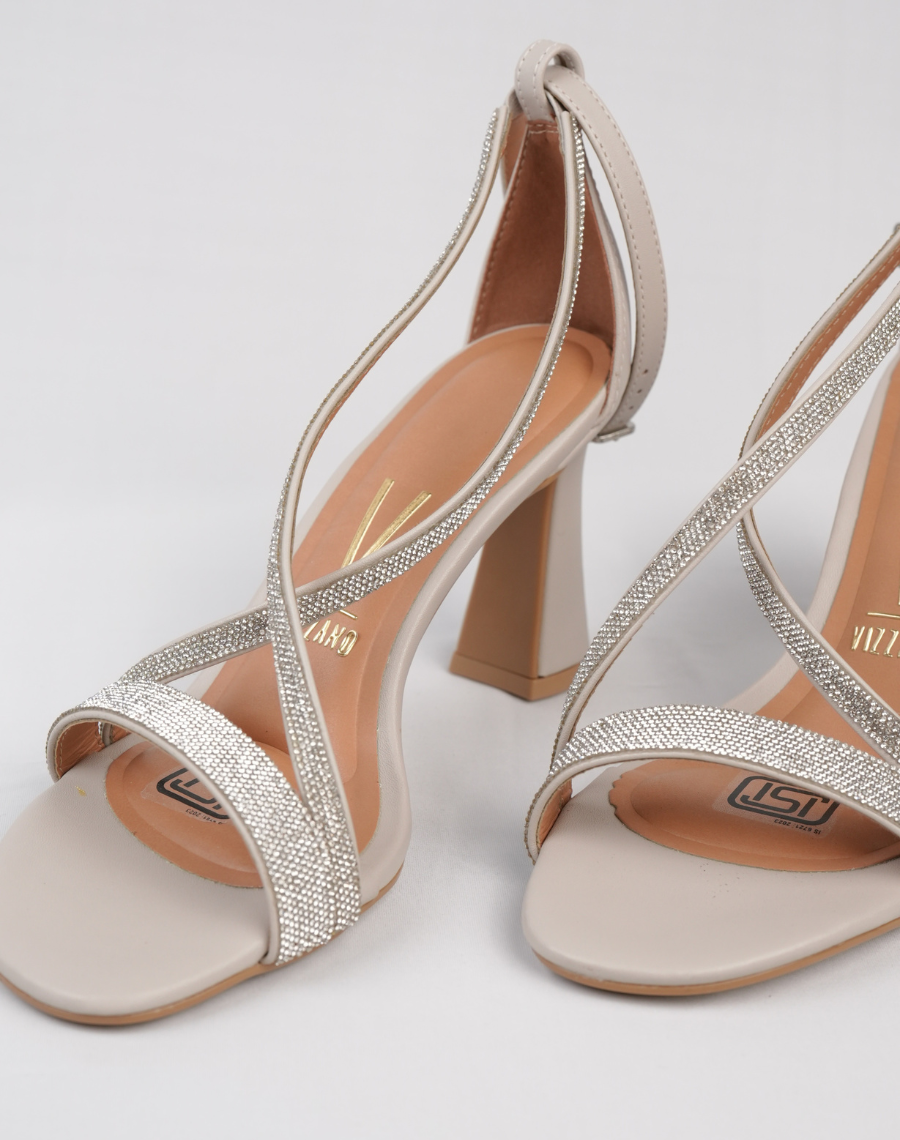 Highheel Sandal - Cross Upper