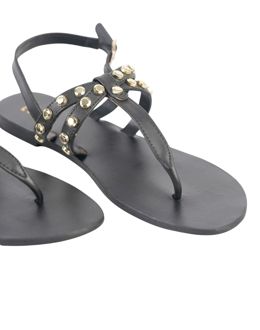 Flat Sandal - Studed