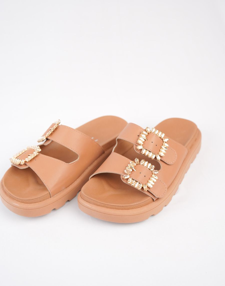 Flatbed Sandal 2 Buckle Upper