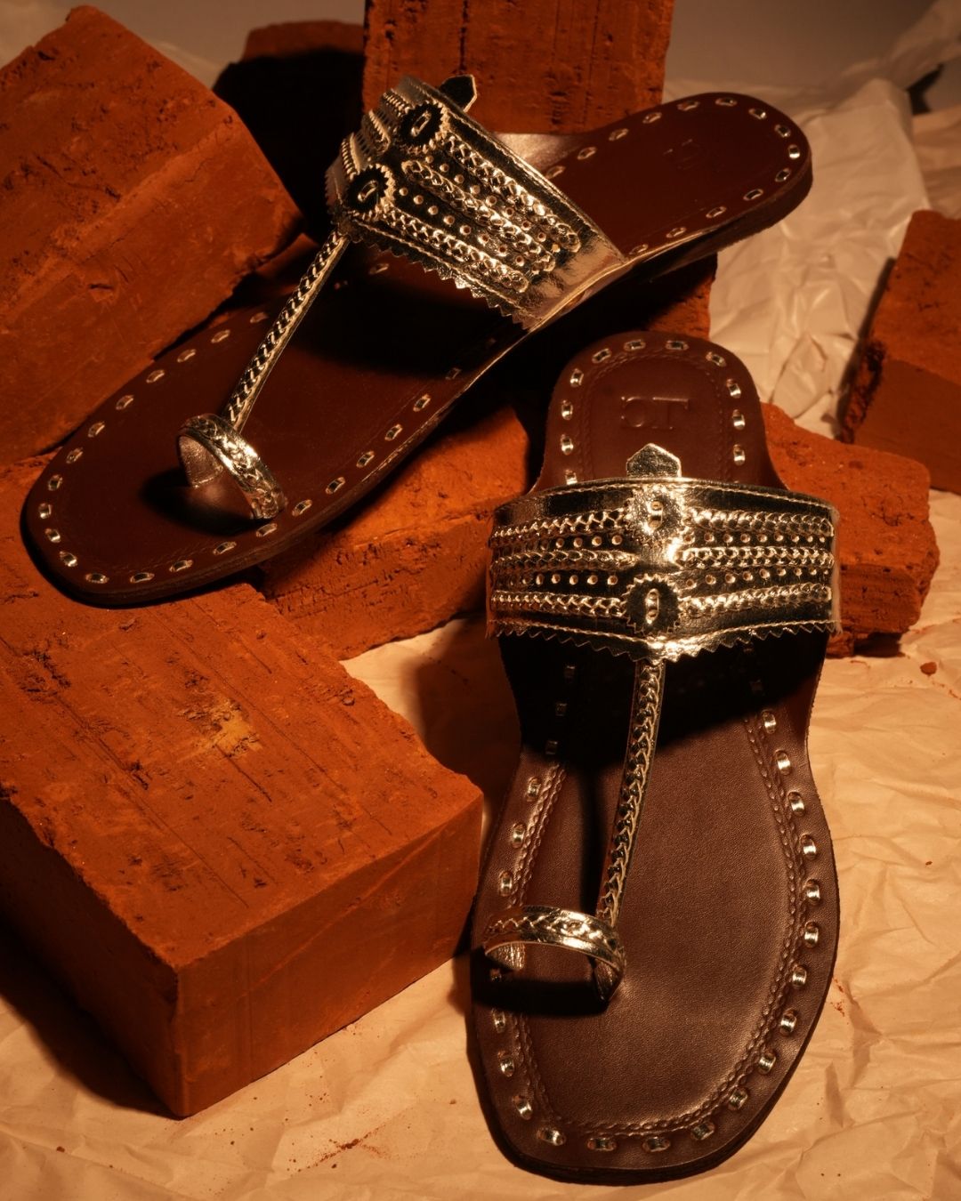 Kolhapuri Sandal - Brown Sole
