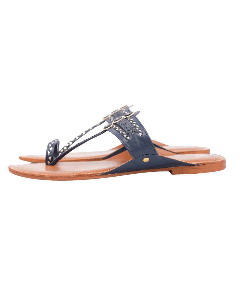 Kolhapuri Flats - Plaited Tansole