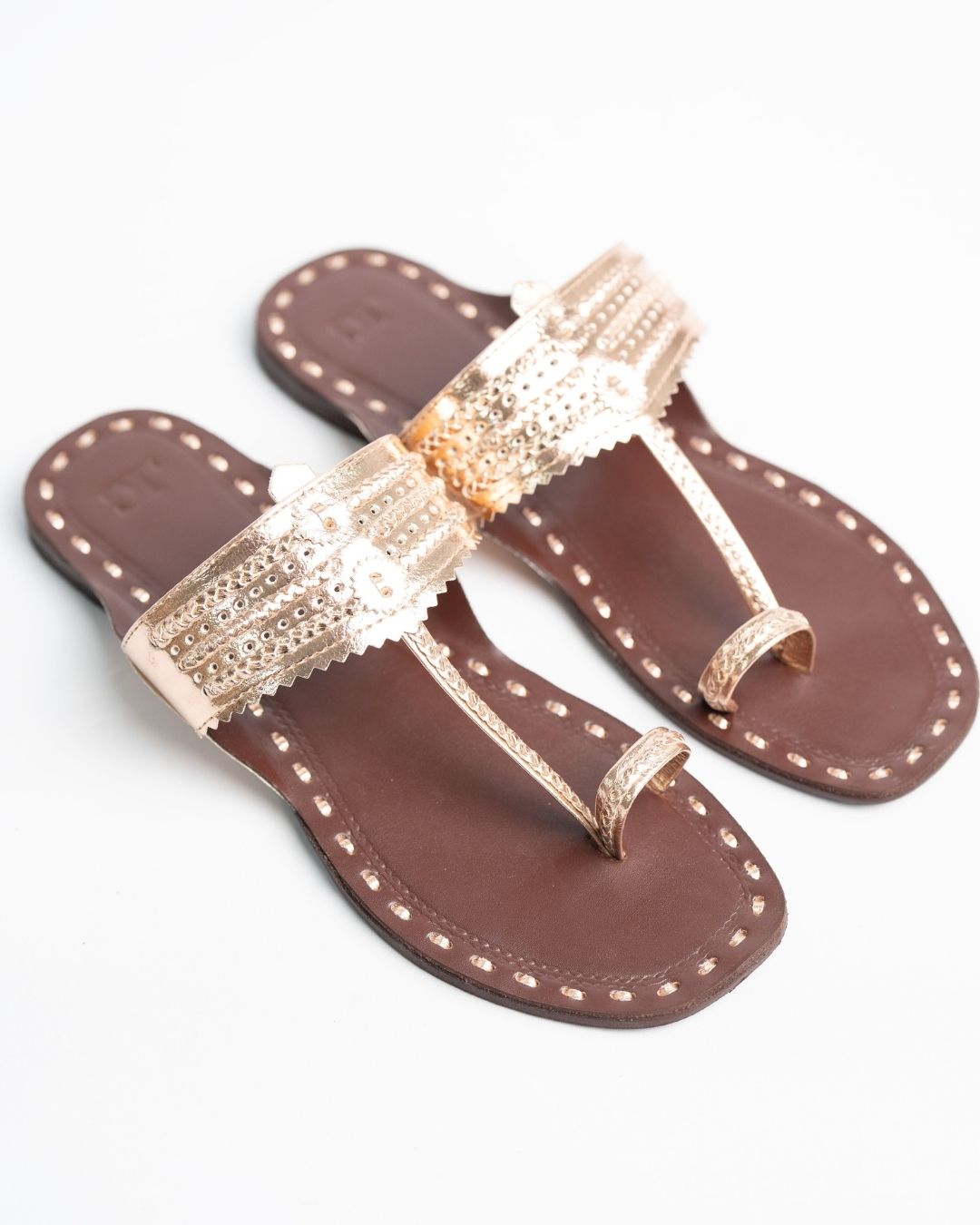 Kolhapuri Sandal - Brown Sole