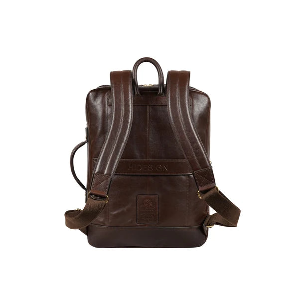Pisco 02 Brown Leather Backpack