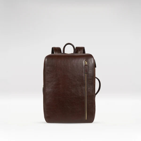 Pisco 02 Brown Leather Backpack