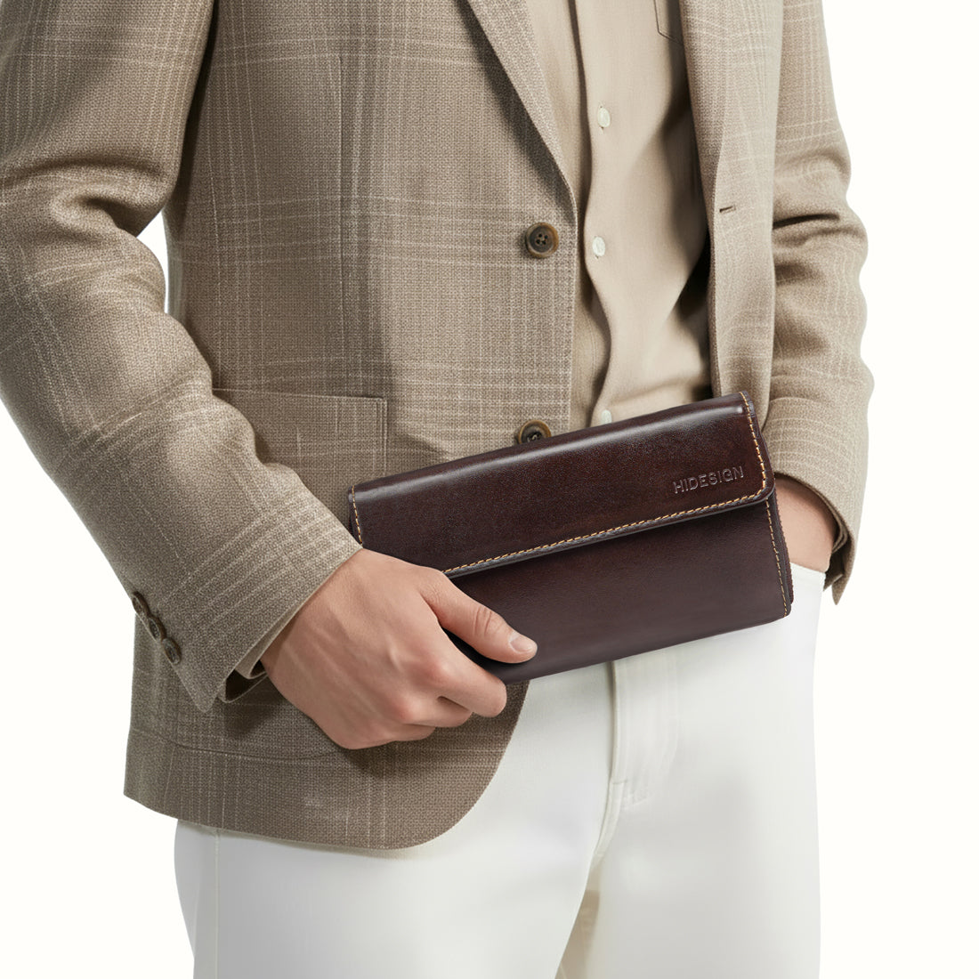 Andover W4 Double Zip Around Wallet