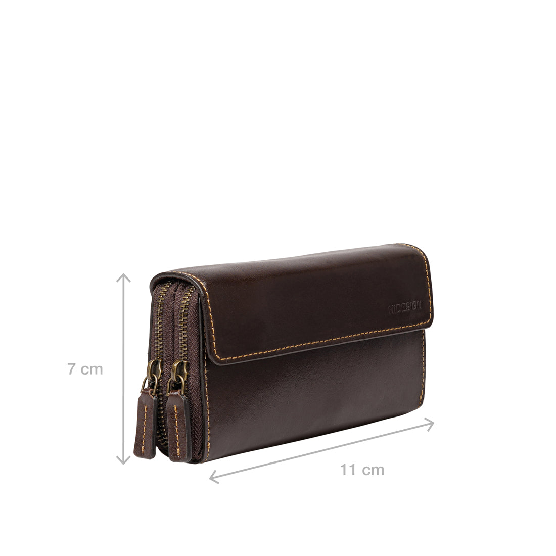 Andover W4 Double Zip Around Wallet