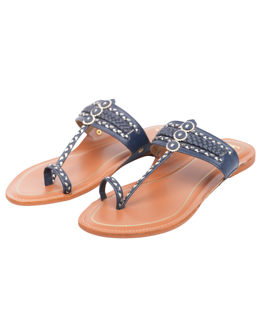 Kolhapuri Flats - Plaited Tansole