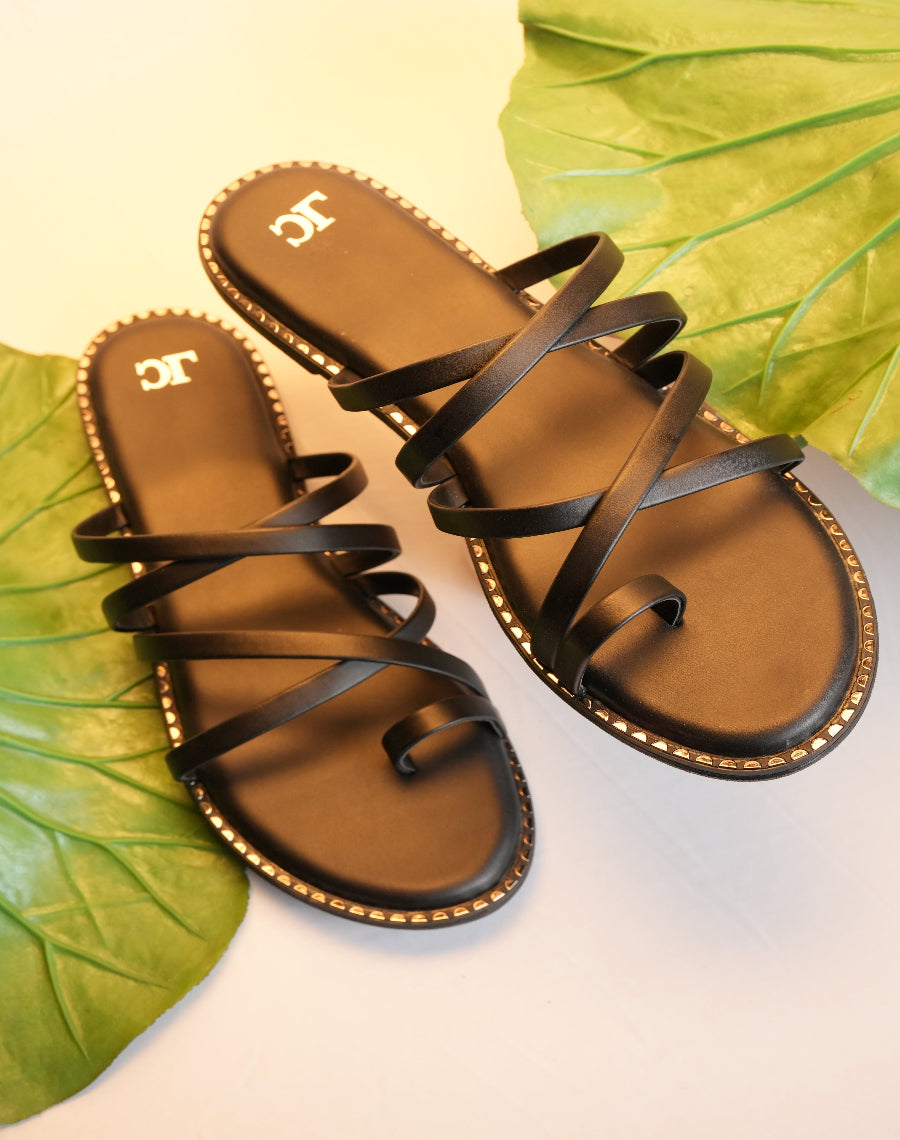 Crossstrap Toe Ring - Sandal