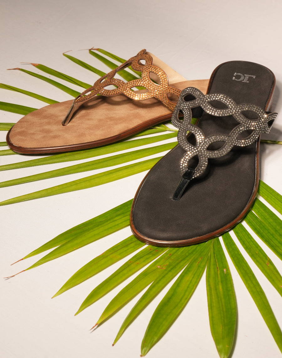 Flat Sandal - Diamond