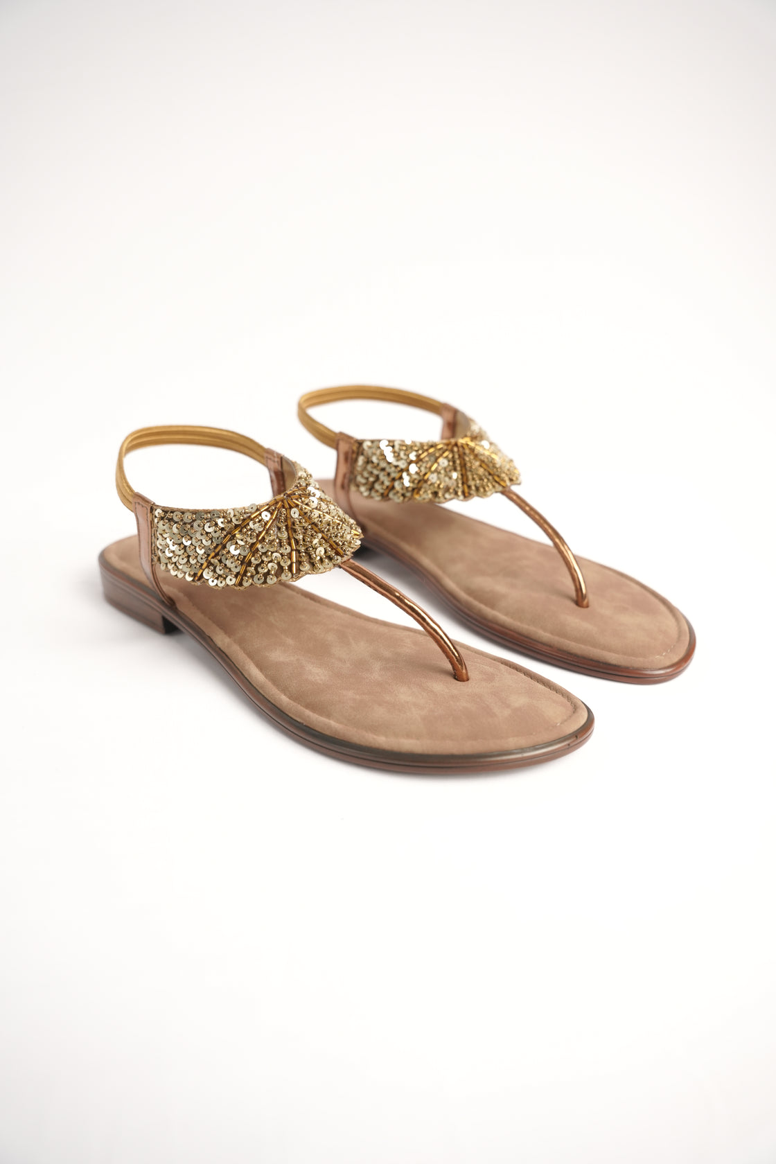 Beaded Flat Sandal