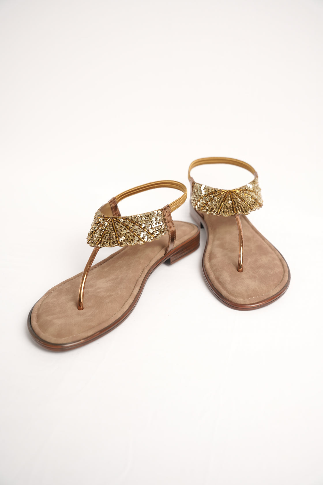Beaded Flat Sandal