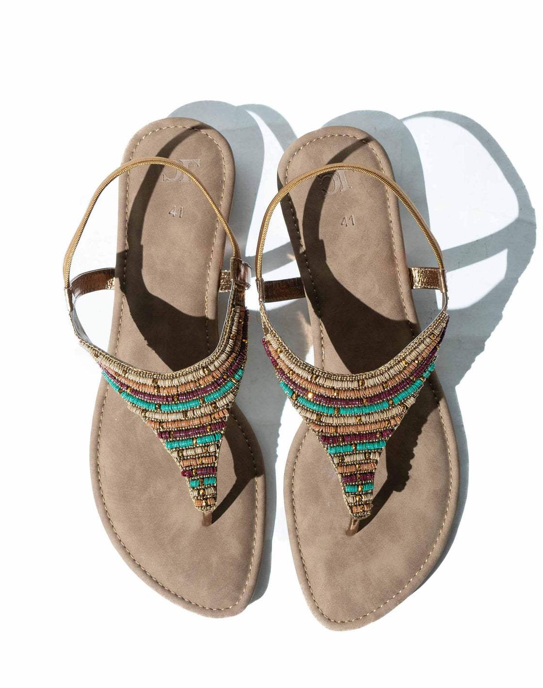 Diya Flat Sandal - Back Strap