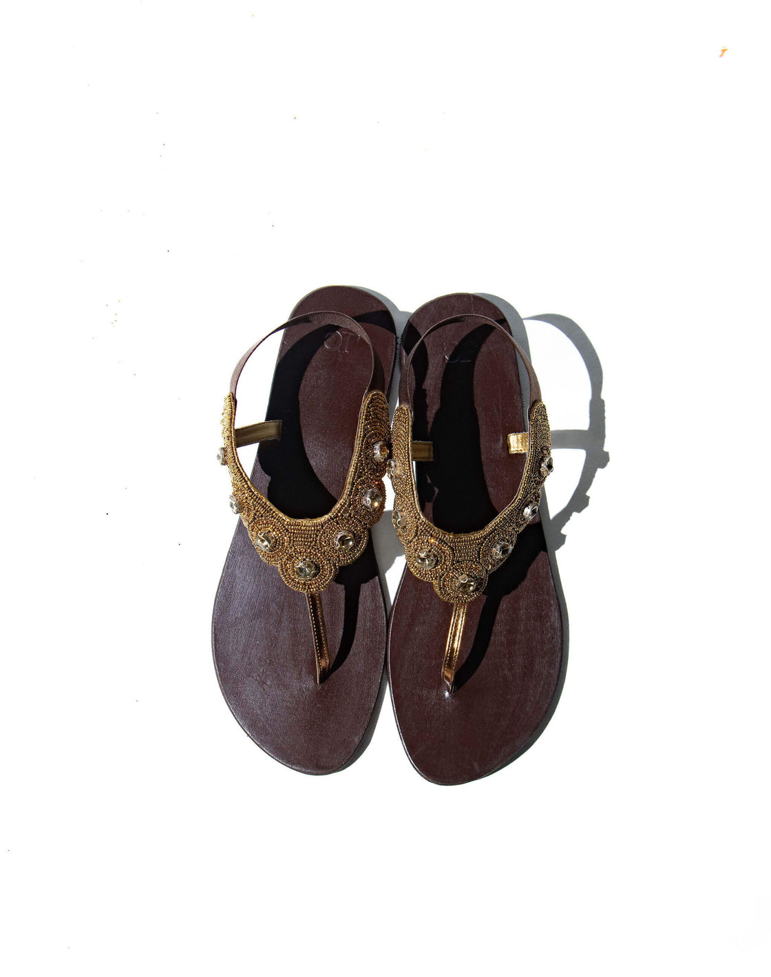 Oval stone - Backstrap Sandal