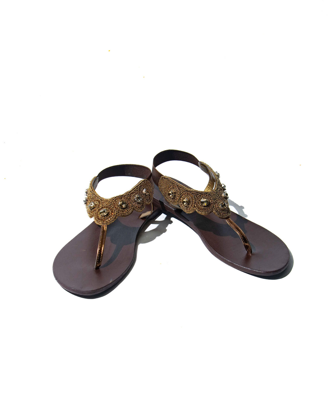 Oval stone - Backstrap Sandal