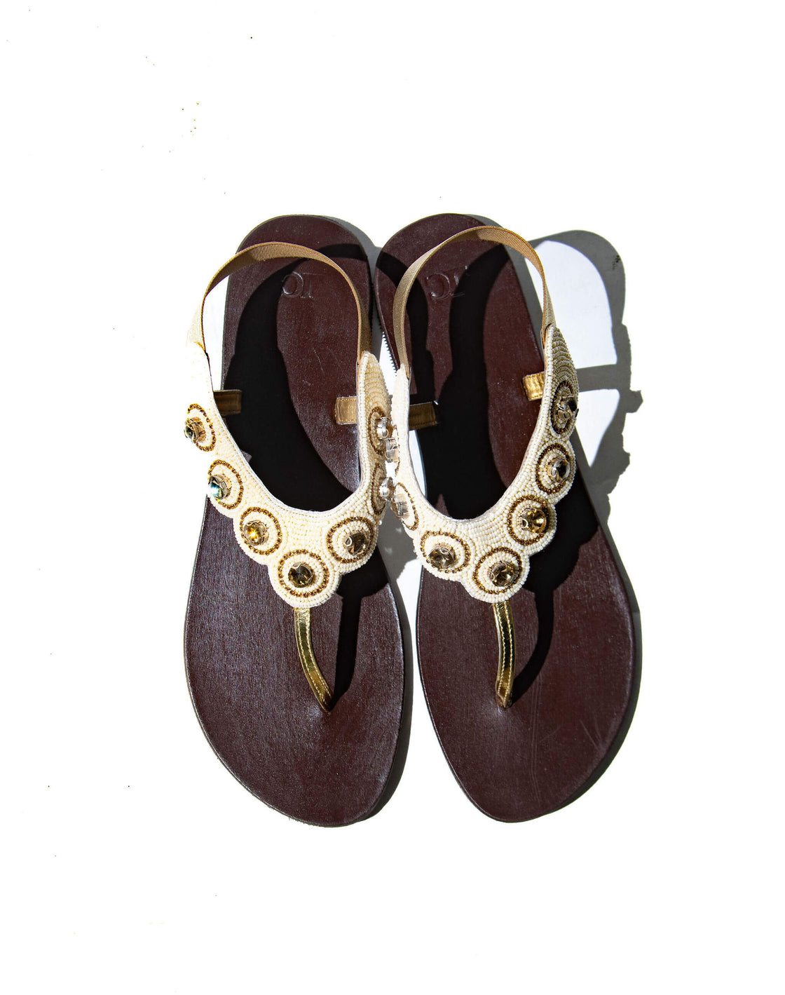 Oval stone - Backstrap Sandal