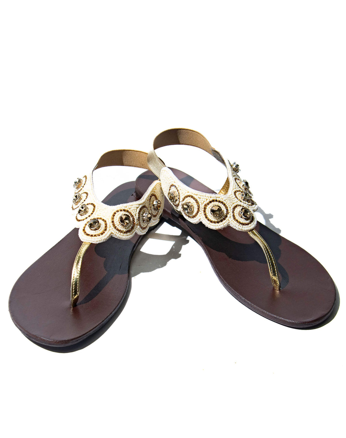 Oval stone - Backstrap Sandal