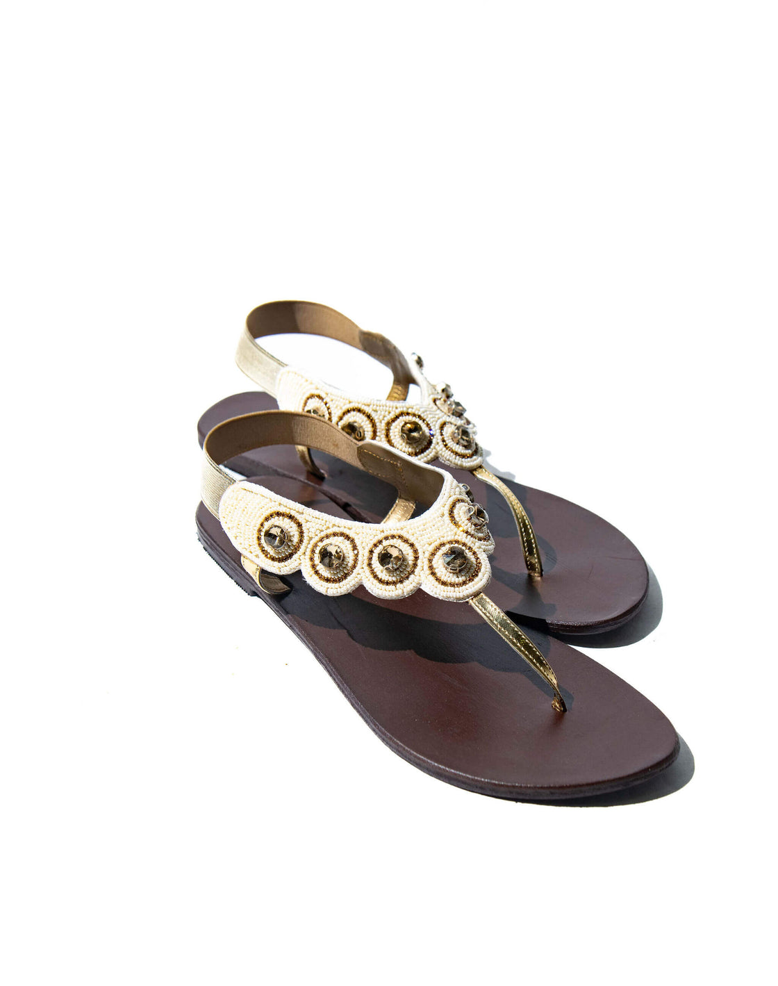 Oval stone - Backstrap Sandal