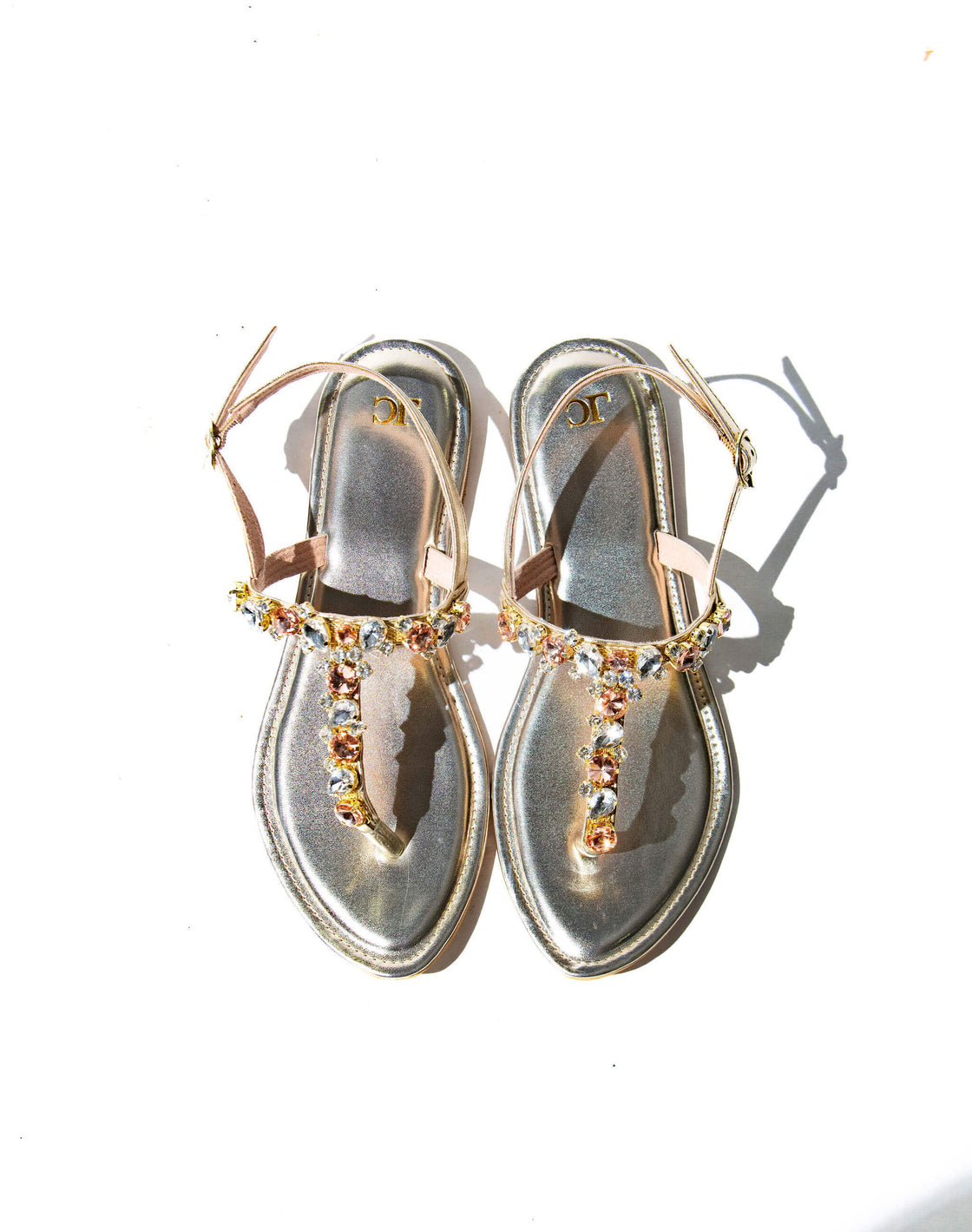 Pink stone - Flat sandal