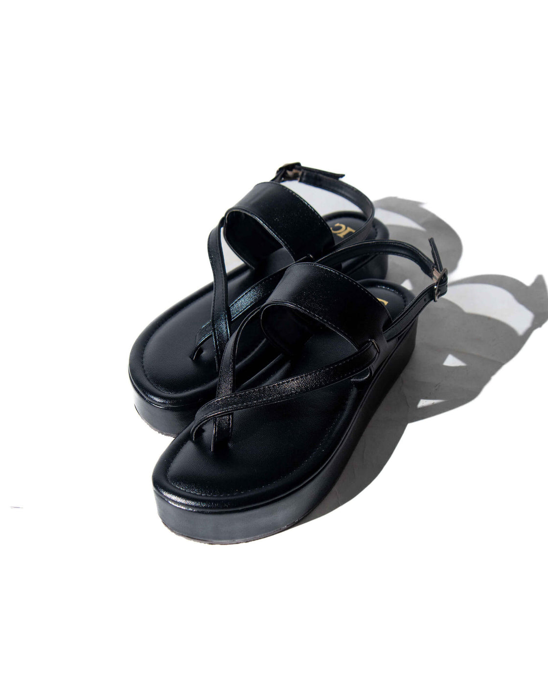 Sandal Mid Wedge - Back Strap
