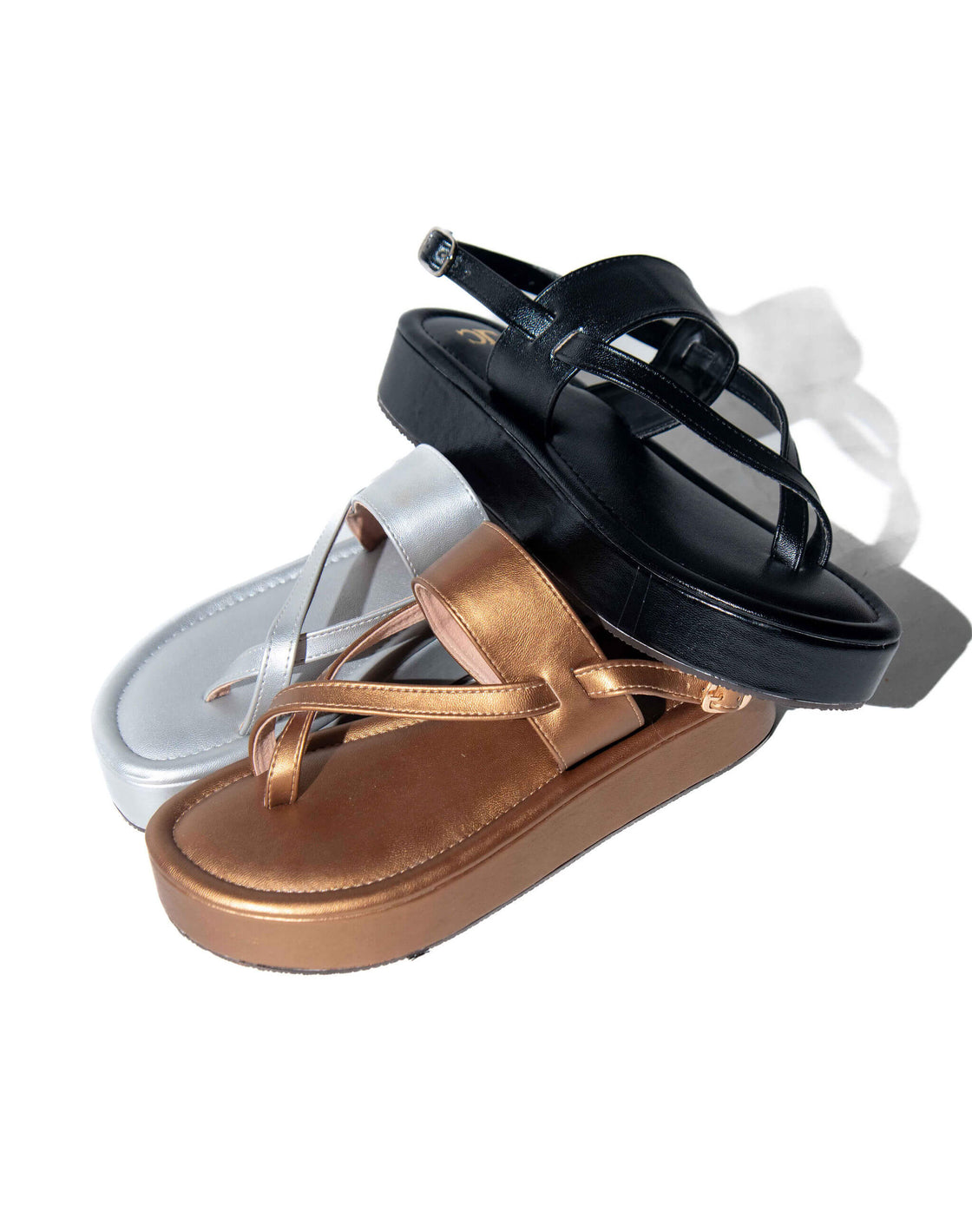 Sandal Mid Wedge - Back Strap