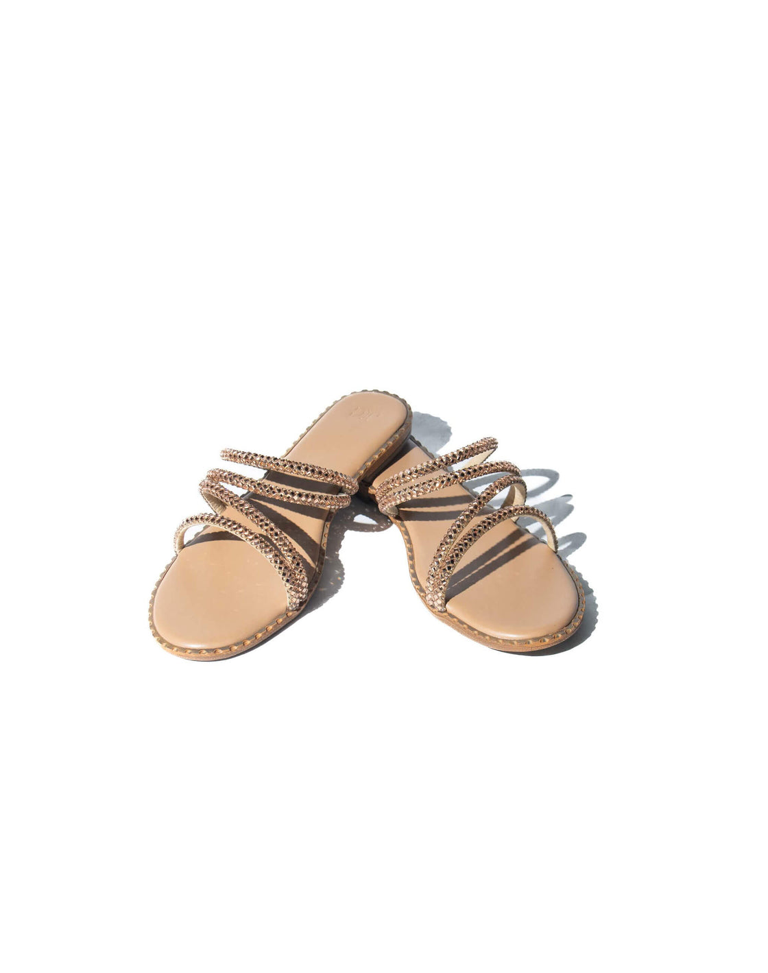 Sandal - Flat 5 line slider