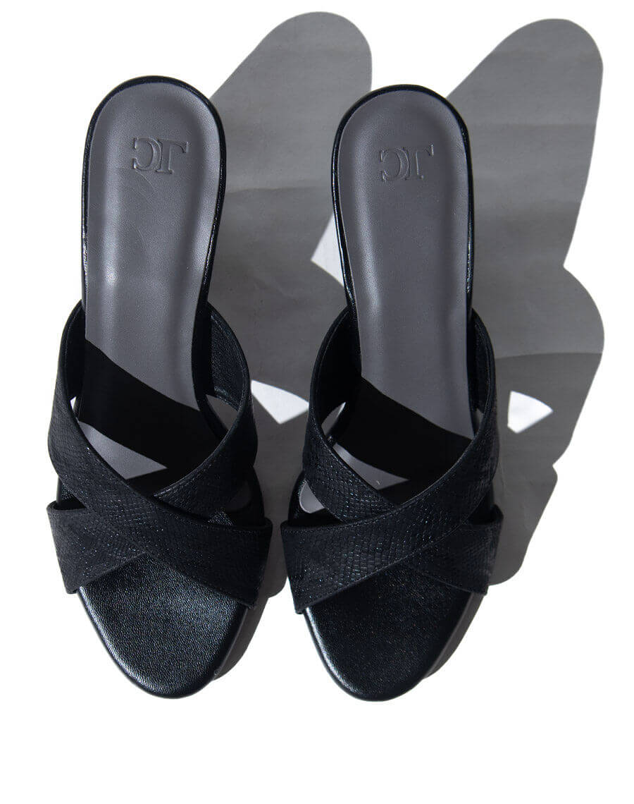 Sandal - Mid heel - Cross up