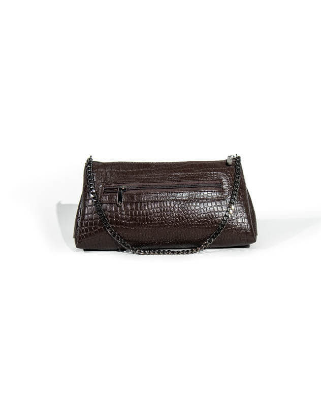 Croco clutch - chain