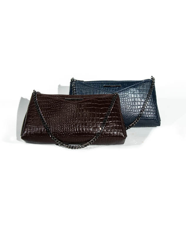 Croco clutch - chain
