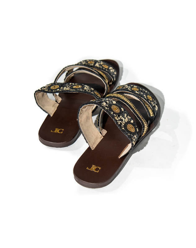 Shali - Flat sequined sandal