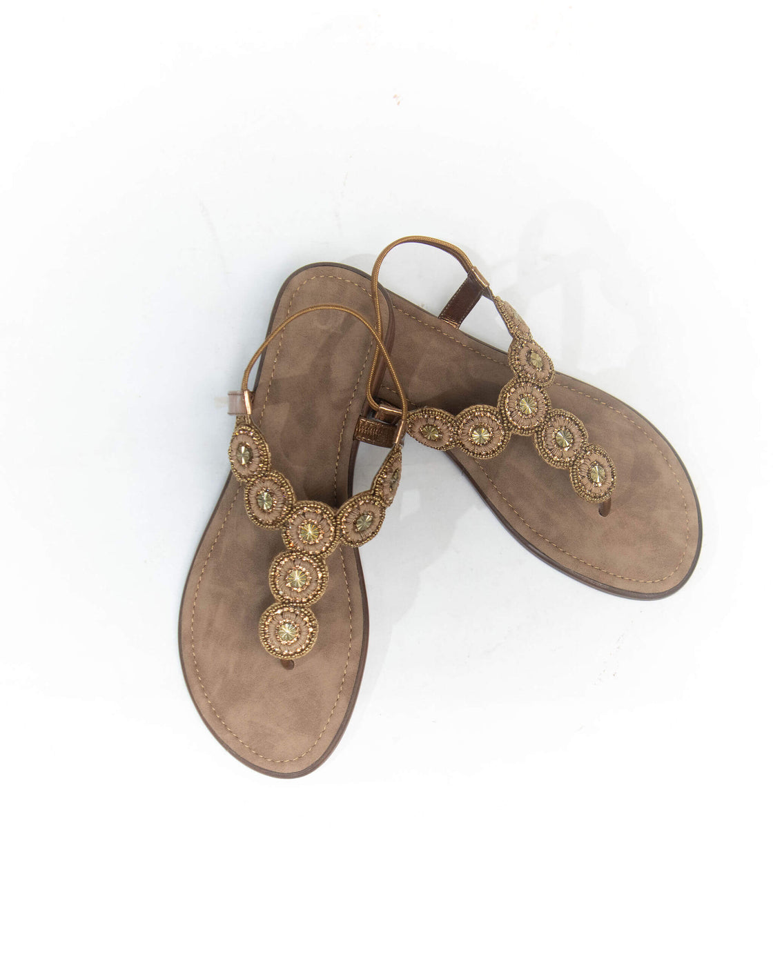 Flat sandal - Circle Sequin