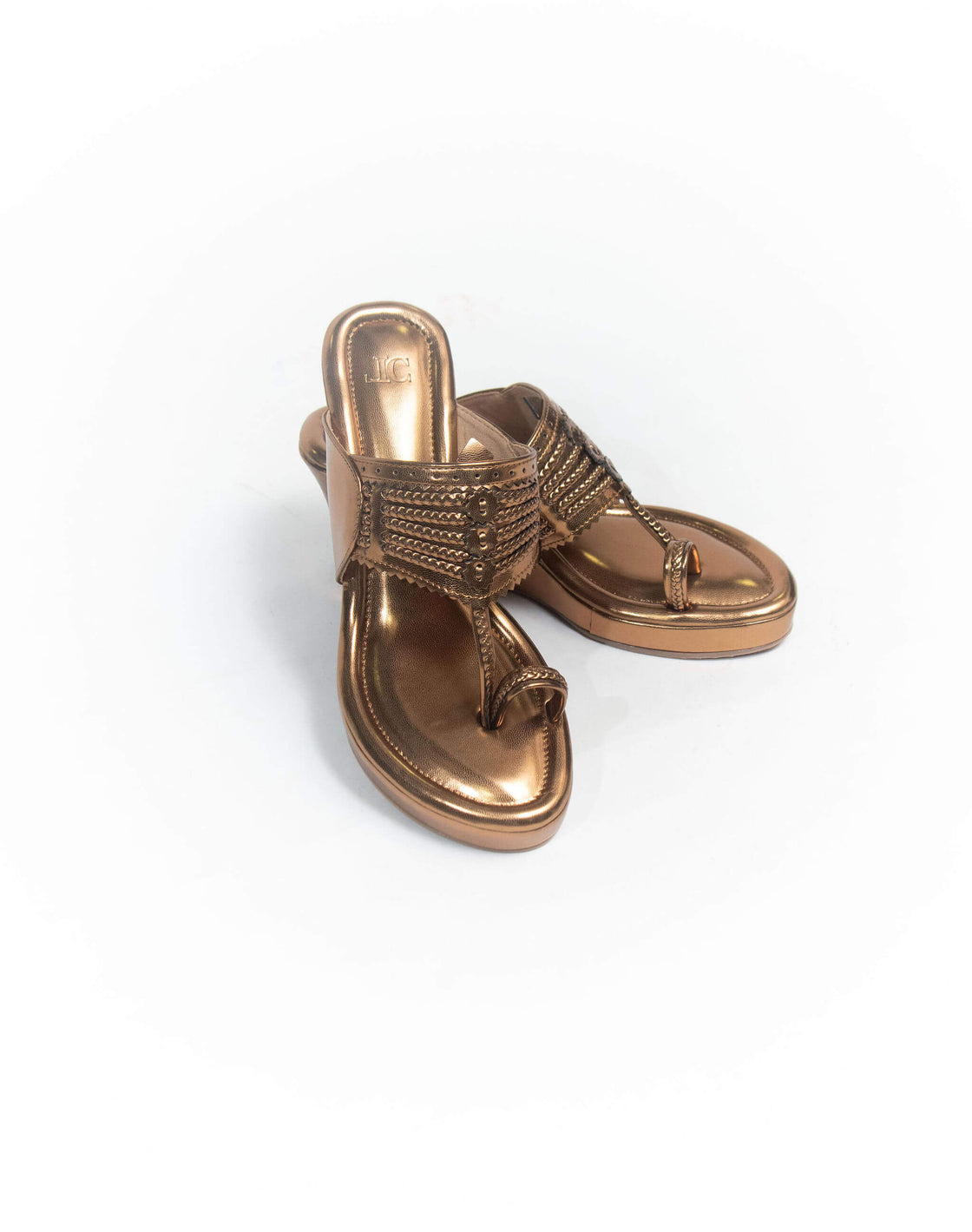 Kolhapuri Wedge - Pure Leather