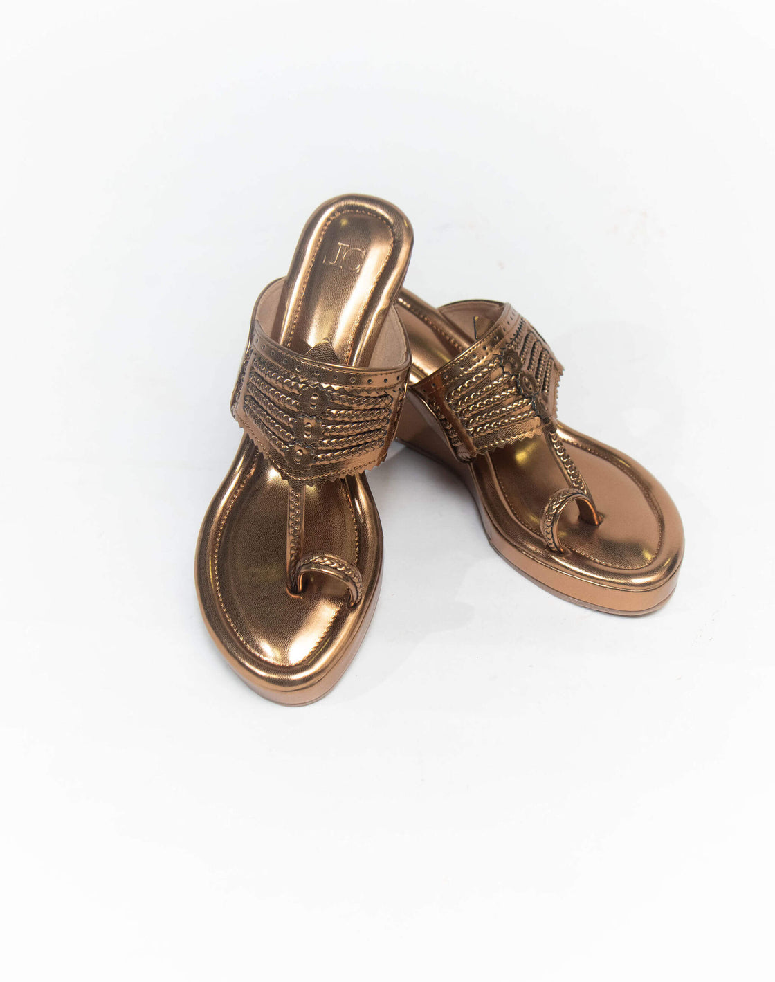 Kolhapuri Wedge - Pure Leather