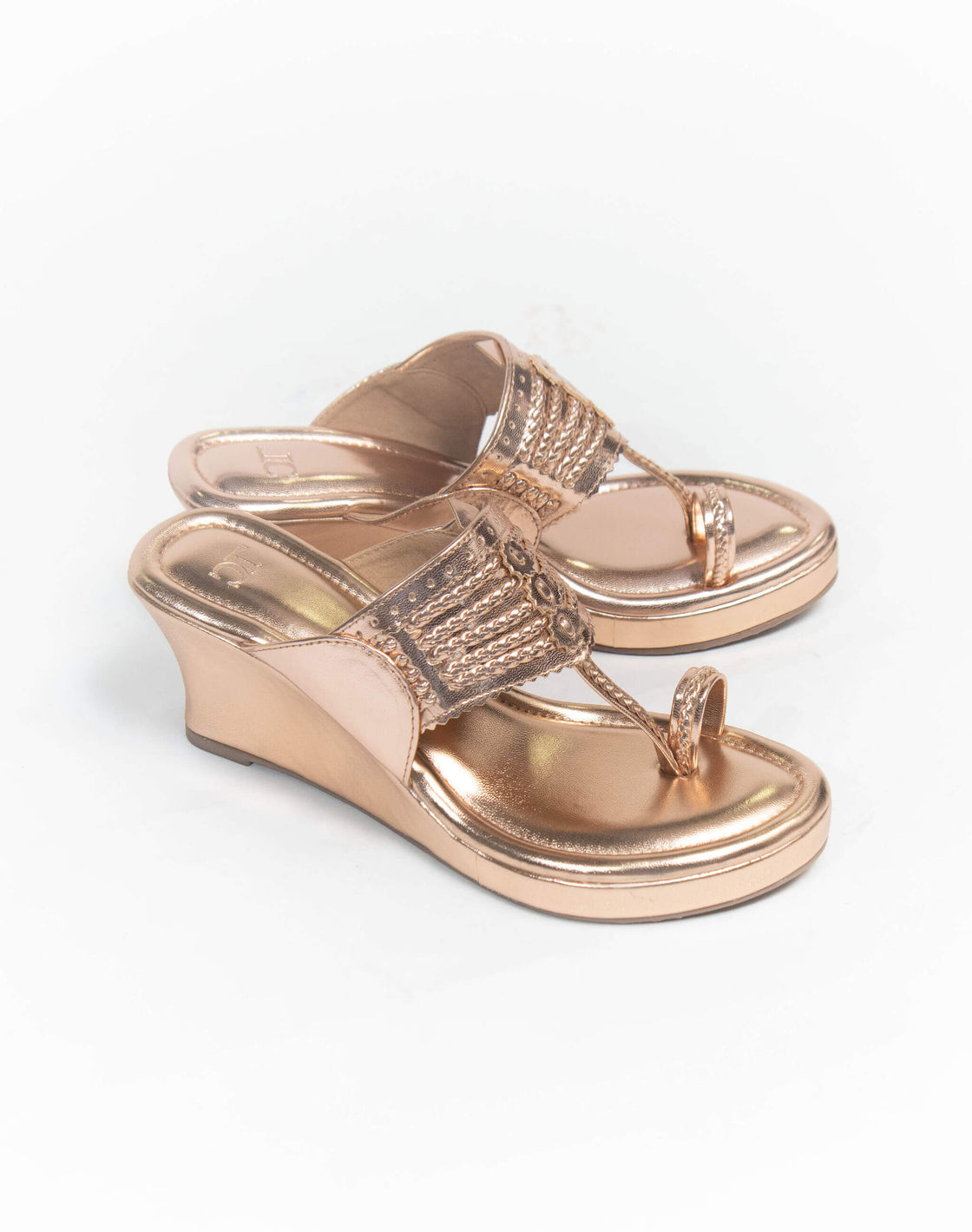 Kolhapuri Wedge - Pure Leather