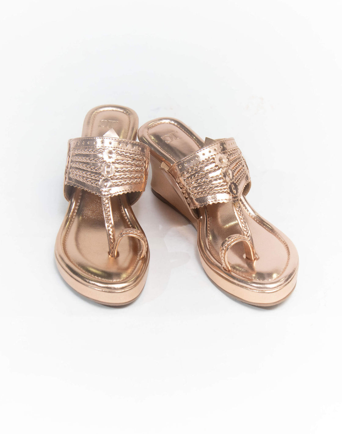 Kolhapuri Wedge - Pure Leather