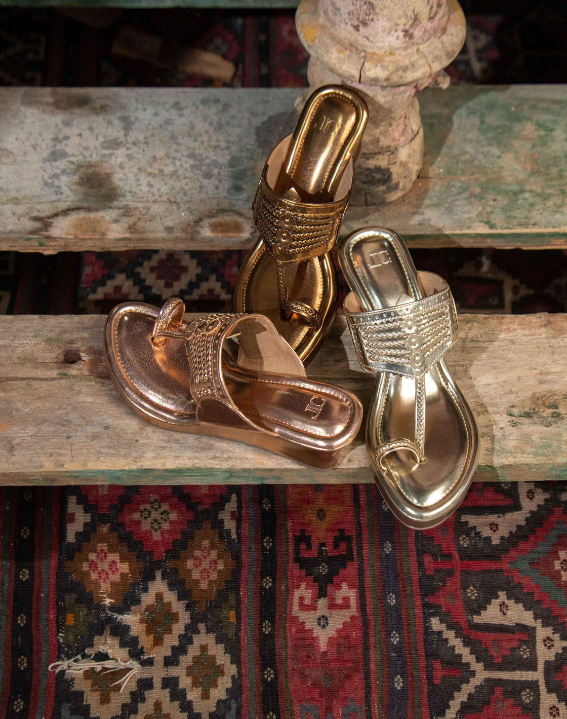 Kolhapuri Wedge - Pure Leather