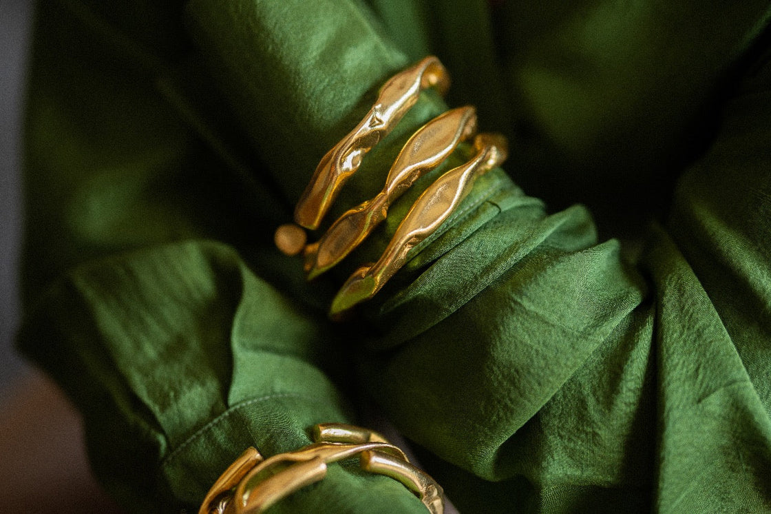 Crater Chunky Bangle