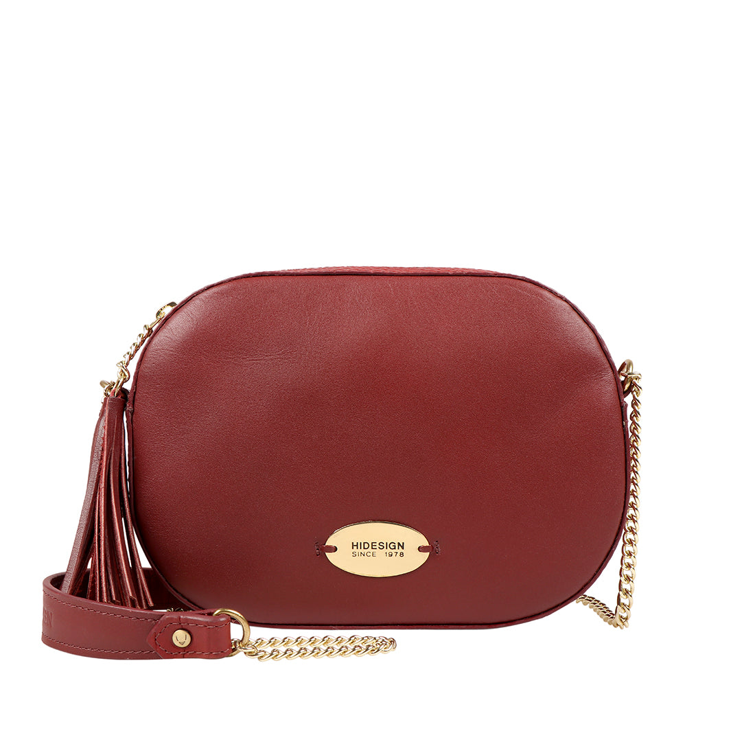 Red Leather Sling Bag - Morocco 07
