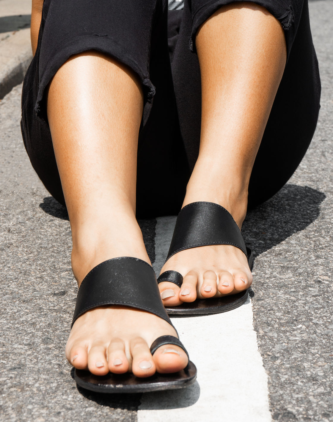 BWANA Comfy Flat Slip On Sandal