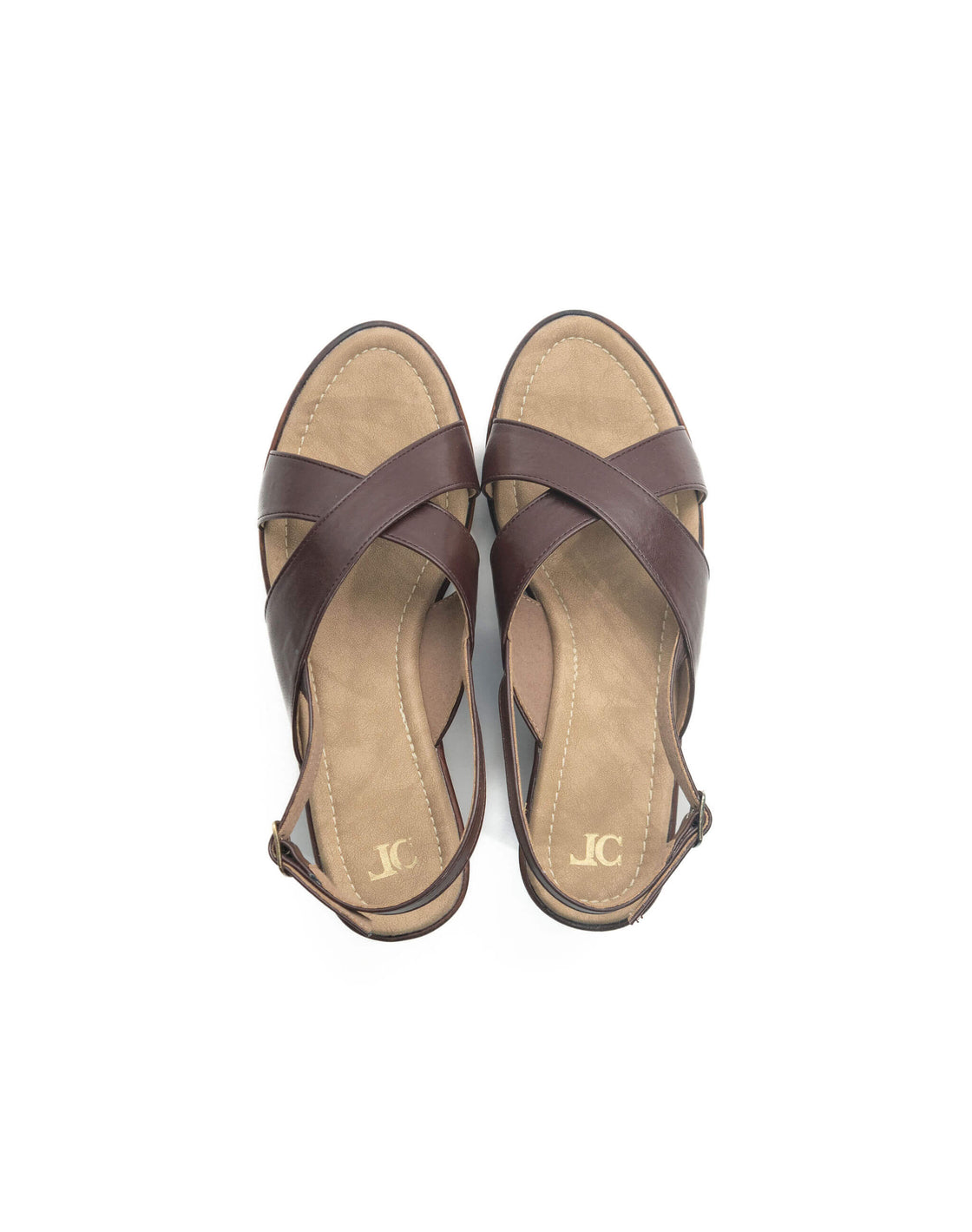 Sandal - Mid wedge back strap