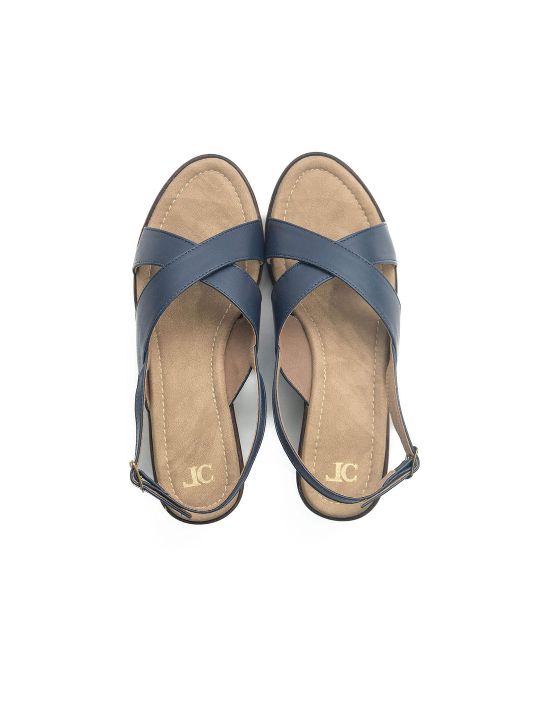 Sandal - Mid wedge back strap