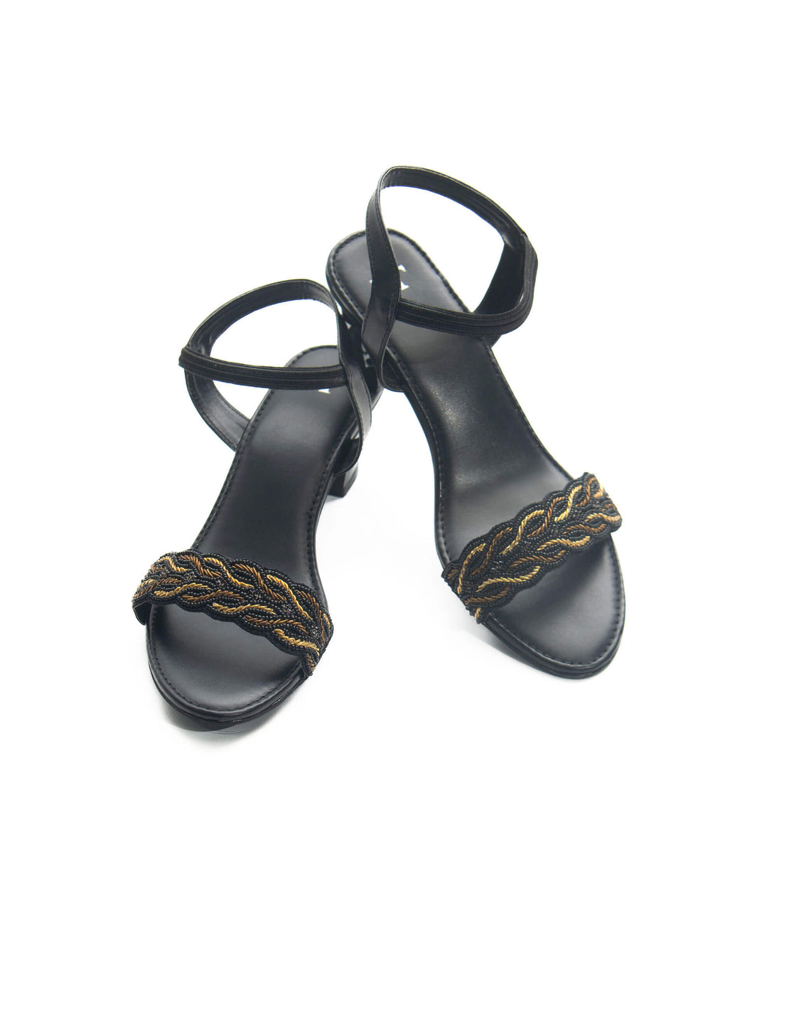 Mid heel sandal - back strap