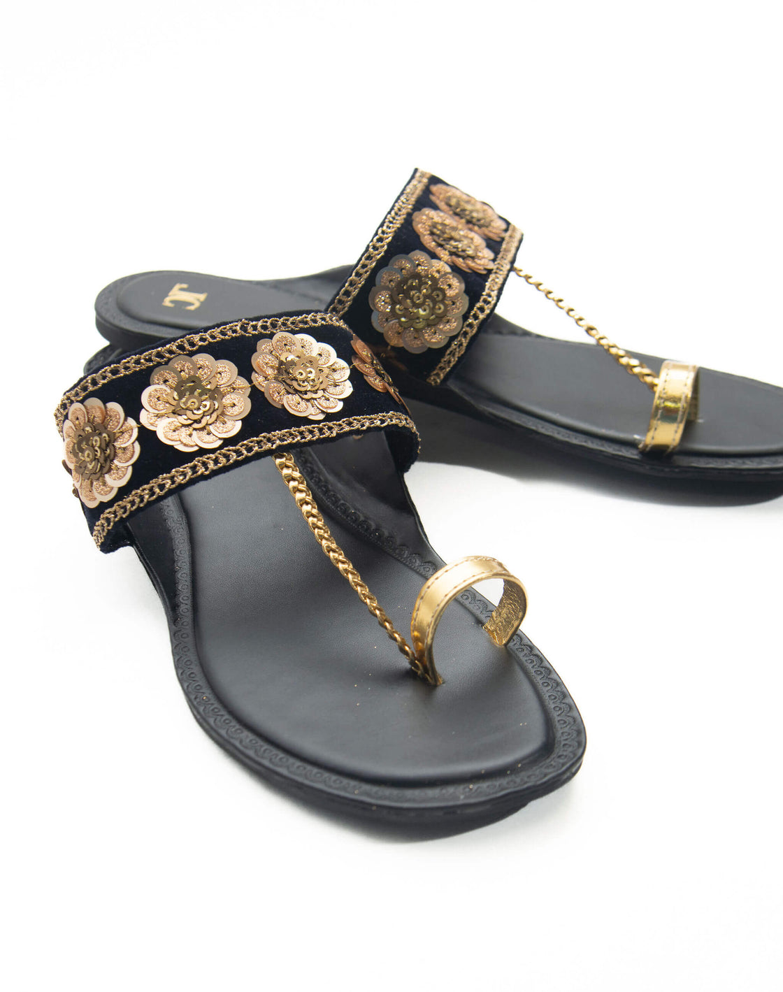 Kolhapuri - Sequin Flowers