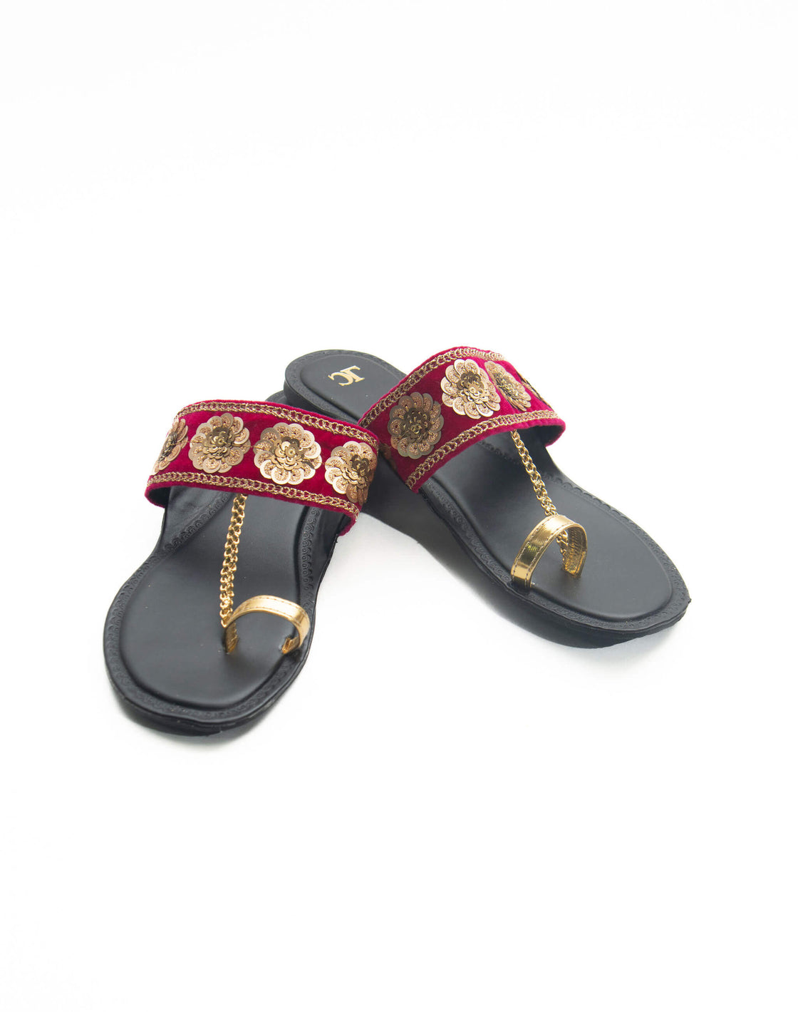Kolhapuri - Sequin Flowers