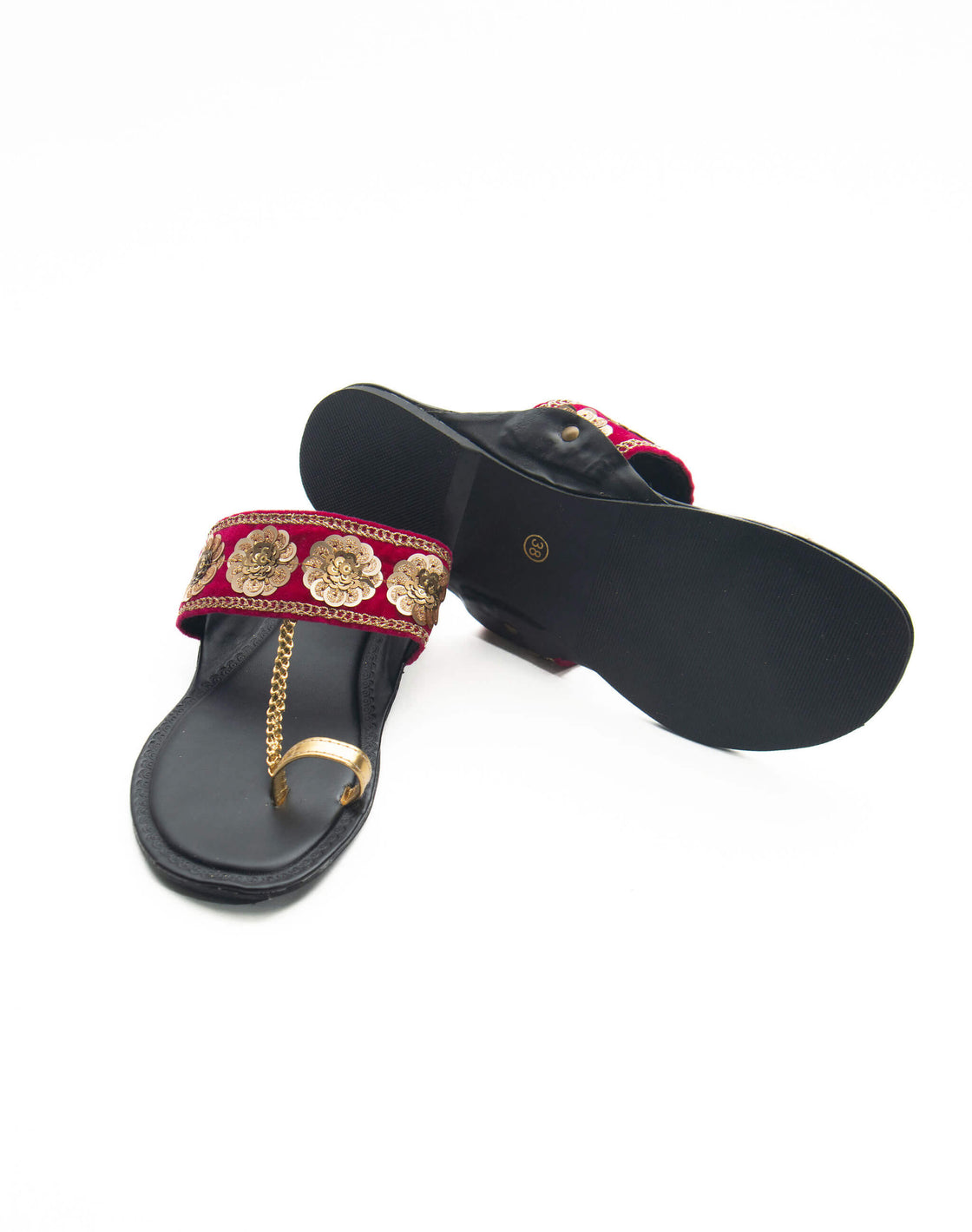 Kolhapuri - Sequin Flowers